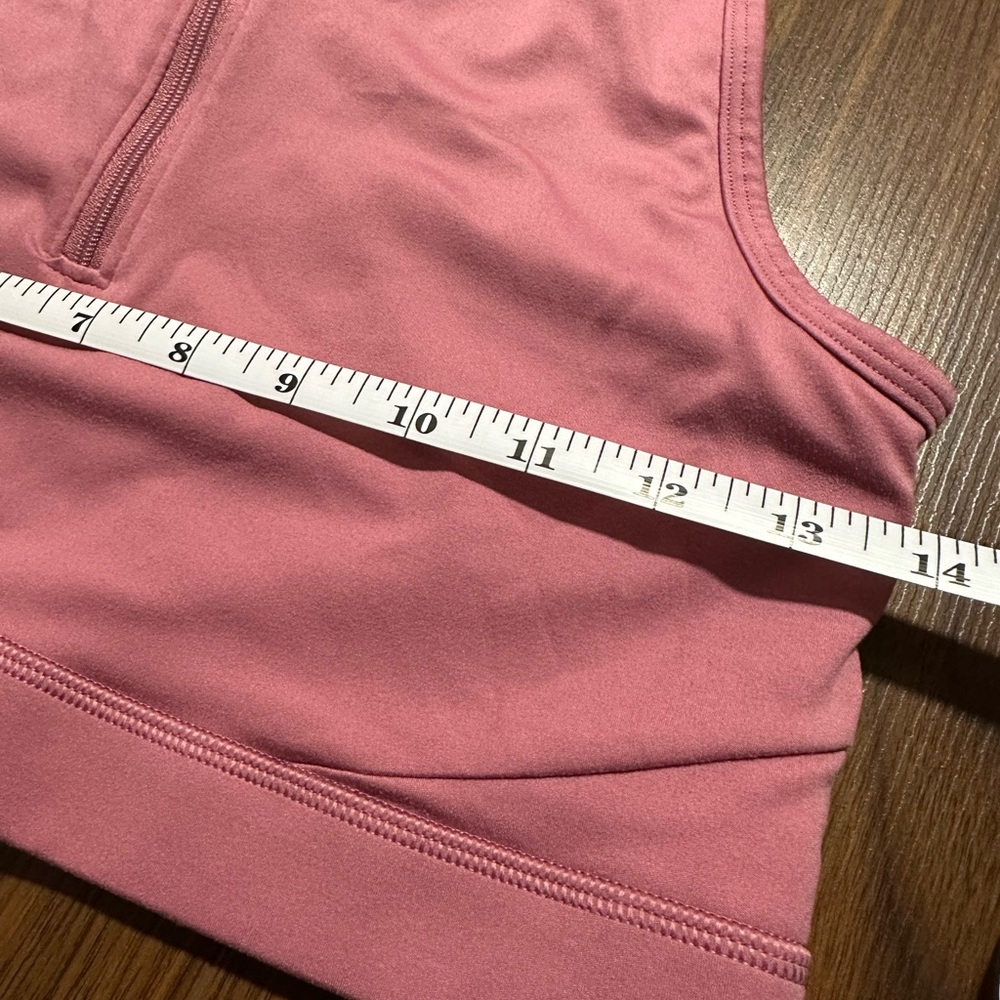 Gymshark Pink Zip Front Sports Bra - Size L - Picture 8 of 8